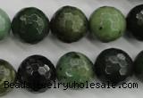CDJ266 15.5 inches 16mm faceted round Canadian jade beads wholesale