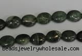 CDJ27 15.5 inches 8*10mm oval Canadian jade beads wholesale