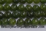 CDJ271 15.5 inches 6mm round Canadian jade beads wholesale