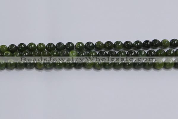 CDJ272 15.5 inches 8mm round Canadian jade beads wholesale