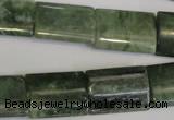 CDJ35 15.5 inches 15*20mm flat tube Canadian jade beads wholesale