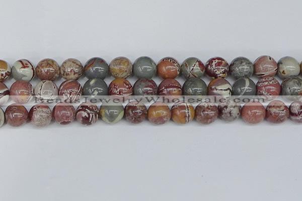 CDJ405 15.5 inches 14mm round sonoran dendritic jasper beads