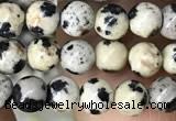 CDM90 15.5 inches 4mm round dalmatian jasper beads wholesale