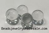 CDN1000 20mm round white crystal decorations wholesale