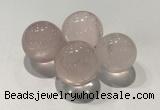 CDN1011 25mm round rose quartz decorations wholesale