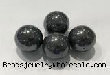 CDN1020 25mm round hematite decorations wholesale