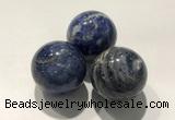 CDN1068 30mm round sodalite decorations wholesale