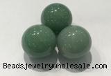 CDN1072 30mm round green aventurine decorations wholesale