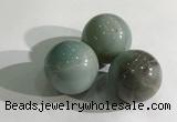 CDN1085 30mm round amazonite decorations wholesale