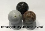 CDN1093 30mm round agate decorations wholesale