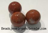 CDN1107 30mm round red jasper decorations wholesale