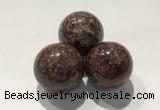 CDN1123 30mm round jasper decorations wholesale