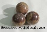 CDN1141 30mm round jasper decorations wholesale