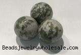 CDN1155 30mm round Mashan jade decorations wholesale