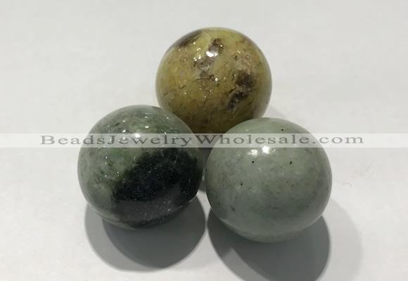 CDN1156 30mm round jasper decorations wholesale