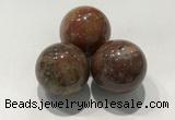 CDN1163 30mm round jasper decorations wholesale