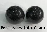 CDN1245 40mm round gemstone decorations wholesale