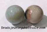 CDN1253 40mm round amazonite decorations wholesale