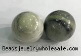 CDN1303 40mm round jasper decorations wholesale