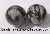 CDN1304 40mm round jasper decorations wholesale