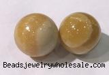 CDN1312 40mm round yellow calcite decorations wholesale