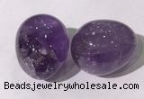 CDN1333 35*45mm egg-shaped amethyst decorations wholesale