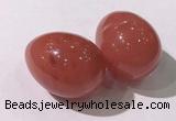 CDN1336 35*45mm egg-shaped cherry quartz decorations wholesale