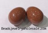 CDN1343 35*45mm egg-shaped goldstone decorations wholesale