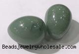 CDN1360 35*45mm egg-shaped green aventurine decorations wholesale
