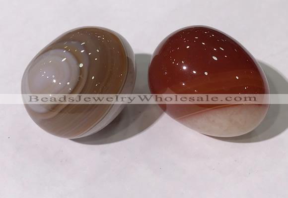 CDN1366 35*45mm egg-shaped druzy agate decorations wholesale