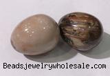 CDN1369 35*45mm egg-shaped agate decorations wholesale