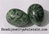 CDN1378 35*45mm egg-shaped ruby zoisite decorations wholesale