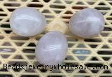 CDN300 25*35mm egg-shaped rose quartz decorations wholesale