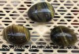 CDN311 30*40mm egg-shaped tiger eye decorations wholesale