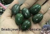 CDN33 18*25mm egg-shaped pyrite gemstone decorations wholesale