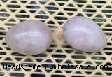 CDN330 35*50mm egg-shaped rose quartz decorations wholesale