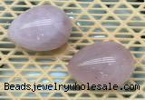 CDN331 35*50mm egg-shaped rose quartz decorations wholesale