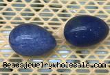 CDN336 35*50mm egg-shaped blue dumortierite decorations wholesale