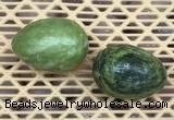 CDN340 35*50mm egg-shaped yellow green pine turquoise decorations