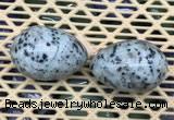 CDN349 35*50mm egg-shaped sesame jasper decorations wholesale