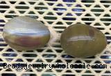 CDN361 35*50mm egg-shaped ocean agate decorations wholesale