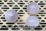 CDN370 25mm round rose quartz decorations wholesale