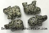 CDN391 20*40*30mm elephant dalmatian jasper decorations wholesale