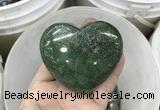 CDN40 40*45mm heart pyrite gemstone decorations