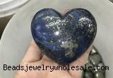 CDN42 65*70mm heart pyrite gemstone decorations