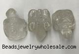 CDN430 28*45*22mm turtle white crystal decorations wholesale