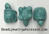 CDN435 28*45*22mm turtle imitation turquoise decorations wholesale