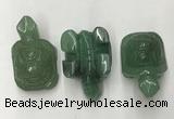 CDN437 28*45*22mm turtle green aventurine decorations wholesale