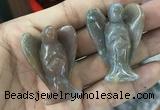 CDN476 30*40mm angel Indian agate decorations wholesale