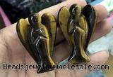 CDN504 35*50mm angel yellow tiger eye decorations wholesale